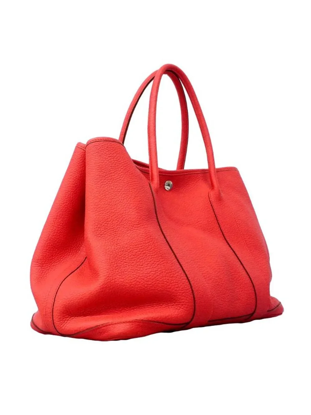Hermes Tote Garden Party PM Negonda Bougainvillea Silver